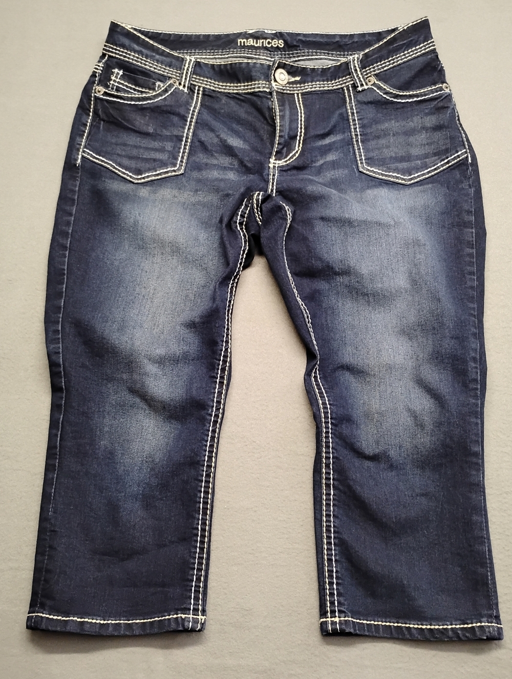 maurices Dark Wash Women's Jeans - Classic Capri